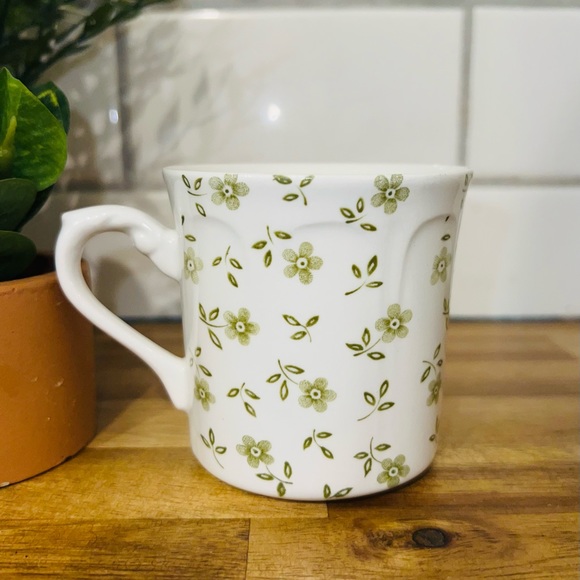 Vintage J&G MEAKIN ENGLAND STERLING, Forget Me Not Mug & Saucers - Picture 4 of 7